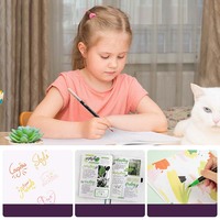 LISI 120/144 Couleurs Livres de coloriage pour adultes Dessin Bullet Journaling Calligraphie Set Fine Brush Tip Colored Pens Art Markers