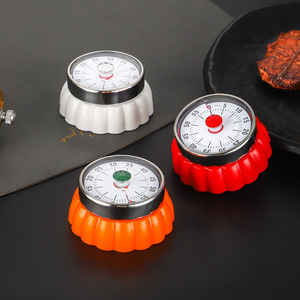 Minuteur de cuisine magnétique transfrontalier en forme de citrouille, gestion visuelle du temps pour étudiants avec alarme silencieuse, en matériau ABS - Product Image 1