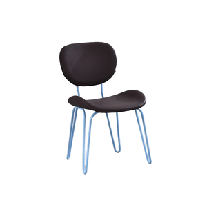 Chaises de <span class=keywords><strong>salle</strong></span> à <span class=keywords><strong>manger</strong></span> à pied en métal noir et or très attrayantes avec coussins et dossiers confortables - Product Image 5