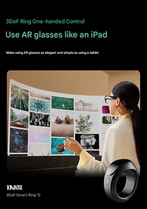 Gafas AR INMO Air3 Autónomas con Pantalla <span class=keywords><strong>de</strong></span> Guía <span class=keywords><strong>de</strong></span> Ondas a Todo Color 1080P, Android 14, Gafas Inteligentes para Películas, Trabajo y Creación <span class=keywords><strong>de</strong></span> Contenido - Product Image 5