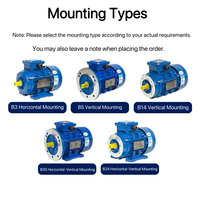 Moteur électrique ODM OEM série ML monophasé ML-71-2 0,37 kW 0,5 CV 127 V 60 Hz, bride B5, 3500 tr/min, asynchrone CA, cadre 255 mm