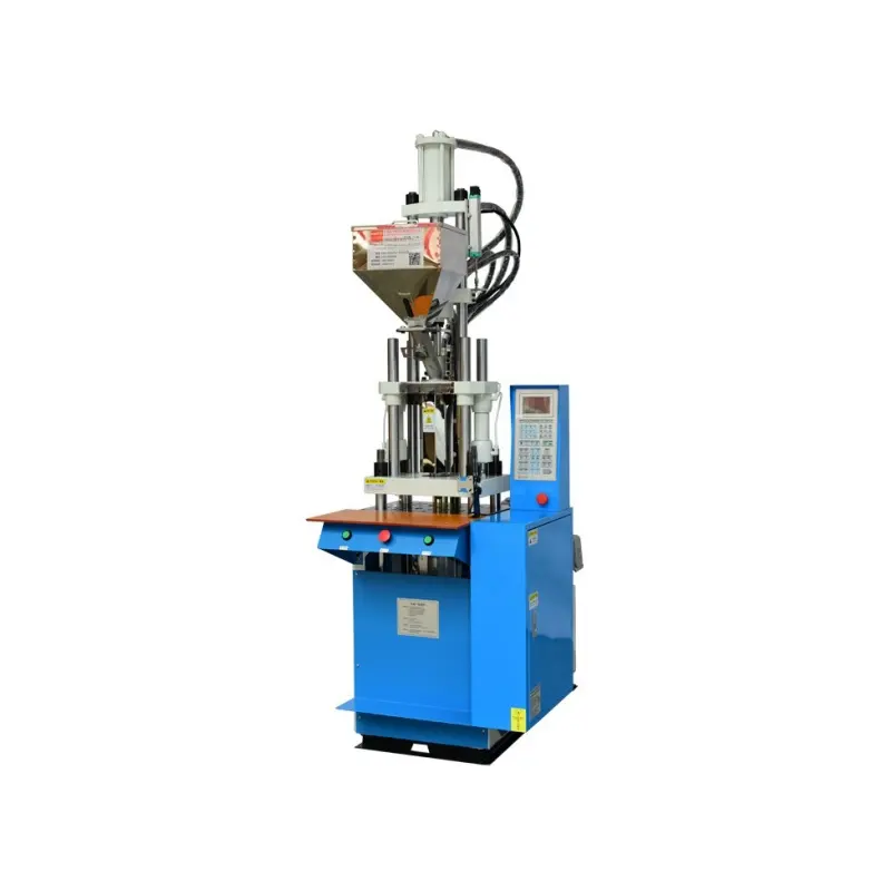 Máquina de moldagem por injeção de plástico semiautomática, mini máquina de moldagem por injeção de cilindro hidráulico vertical