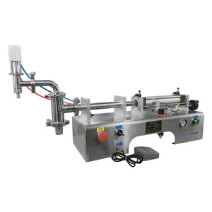 100ml masa tipi pnömatik otomatik sıvı dolum makinesi