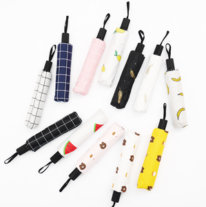 Hot Selling Summer Folding Travel <b>Umbrella</b> <b>Windproof</b> <b>Umbrella</b> with Black Coating - Product Image 6