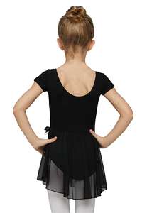 AM000002 <span class=keywords><strong>Justaucorps</strong></span> de ballet pour tout-petits pour filles <span class=keywords><strong>Justaucorps</strong></span> de <span class=keywords><strong>danse</strong></span> avec jupe <span class=keywords><strong>classique</strong></span> à manches courtes Robe de ballerine - Product Image 2