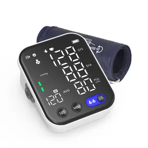 창쿤 휴대용 의료 자동 상완 BP 기계 가정용 대형 LED와 전자 디지털 혈압 모니터