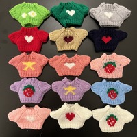 Petit pull en coton de 10-14 cm avec rembourrage en coton PP, vêtements pour poupée en peluche pour chien West Highland White Terrier