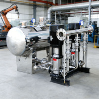 Pompe centrifuge industrielle verticale haute pression pour conduite, à montage en surface, pour surpression d'eau