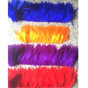 4-6英寸 (10-12厘米) Strung Rooster Cock Saddle Hackle Feathers
