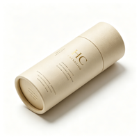 Emballage de luxe en tube rigide pour produits cosmétiques et soins corporels, boîte cylindrique personnalisée avec logo, emballage de tube haut de gamme, usine OEM