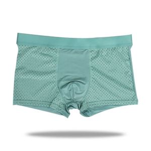 Men's Cotton Comfortable Boxers (4 Pieces) <b>Gift</b> <b>Box</b> Breathable Medium Waist Sexy Youth <b>Large</b> Underwear - Product Image 3
