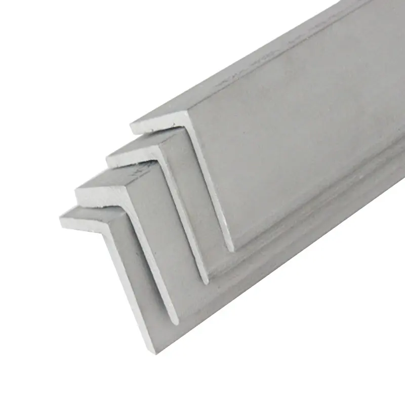 Ángulo de acero inoxidable de barra de hierro angular serie 300 de alta calidad para construcción