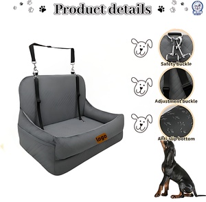 Asiento <span class=keywords><strong>de</strong></span> <span class=keywords><strong>Coche</strong></span> para Perros Medianos <span class=keywords><strong>de</strong></span> Alta Calidad, Fácil <span class=keywords><strong>de</strong></span> Instalar con Correas Ajustables y Base Antideslizante <span class=keywords><strong>de</strong></span> Material <span class=keywords><strong>de</strong></span> Algodón para Automóviles - Product Image 4