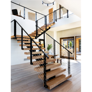 Scala Interna Moderna Standard Americana/Canadese/Australiana con Gradini in Legno - Product Image 4