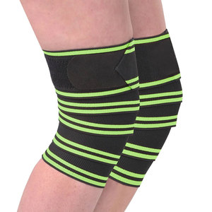 En gros, Bandes de genou en néoprène élastiques robustes, personnalisables en couleur et avec logo, pour fitness, powerlifting, haltérophilie et musculation en salle de sport - Product Image 1