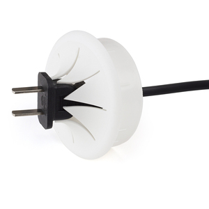 50mm & 60mm Bàn cáp lỗ Bìa linh hoạt cao su <span class=keywords><strong>Grommet</strong></span> văn phòng quản lý cáp Organizer Vòng đệm cho bảng & tường - Product Image 3