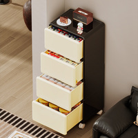 Salon chambre meubles armoire jouets pour enfants armoire de rangement de vêtements plus de couleurs casier à tiroirs en plastique