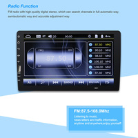 Bosion — autoradio universel, écran tactile 9 ", bluetooth, FM, lecteur DVD, MP5, stéréo, pour tableau de bord, voiture, 1din