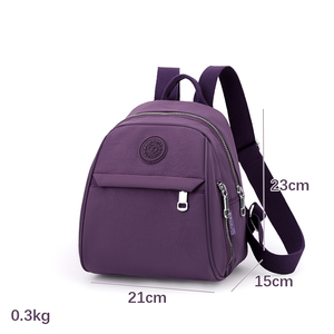 <span class=keywords><strong>Mochila</strong></span> de Moda <span class=keywords><strong>Mini</strong></span> para Mujer, Diseño 2026, Gran Capacidad, Bolso de Hombro Escolar con Cierre de Cremallera - Product Image 2