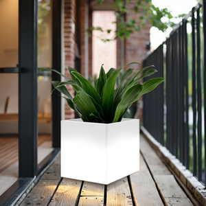 <span class=keywords><strong>Pot</strong></span> de fleurs LED extérieur, <span class=keywords><strong>grand</strong></span> modèle rechargeable, avec télécommande, variateur d'intensité, couleurs RGB changeantes, jardinière illuminée - Product Image 4
