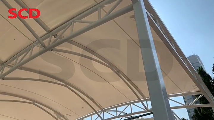 PTFE Canopy - Durable, Modern Tensile Membrane Structure