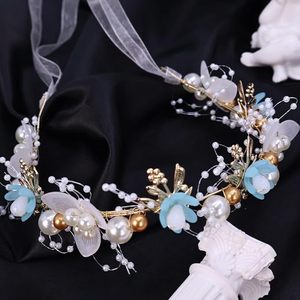 <span class=keywords><strong>Mori</strong></span> rose couronne bandeau fleur bandeau fleur couronne perle bandeau marié<span class=keywords><strong>e</strong></span> couronne style européen couvre-chef pour enfants - Product Image 5