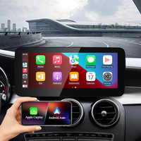 Nuevo sistema multimedia inalámbrico para automóvil con Android AUTO y CarPlay, pantalla de 12.3 pulgadas para Mercedes Benz Clase C GLC W205 S205 X253, reproductores de video para automóvil