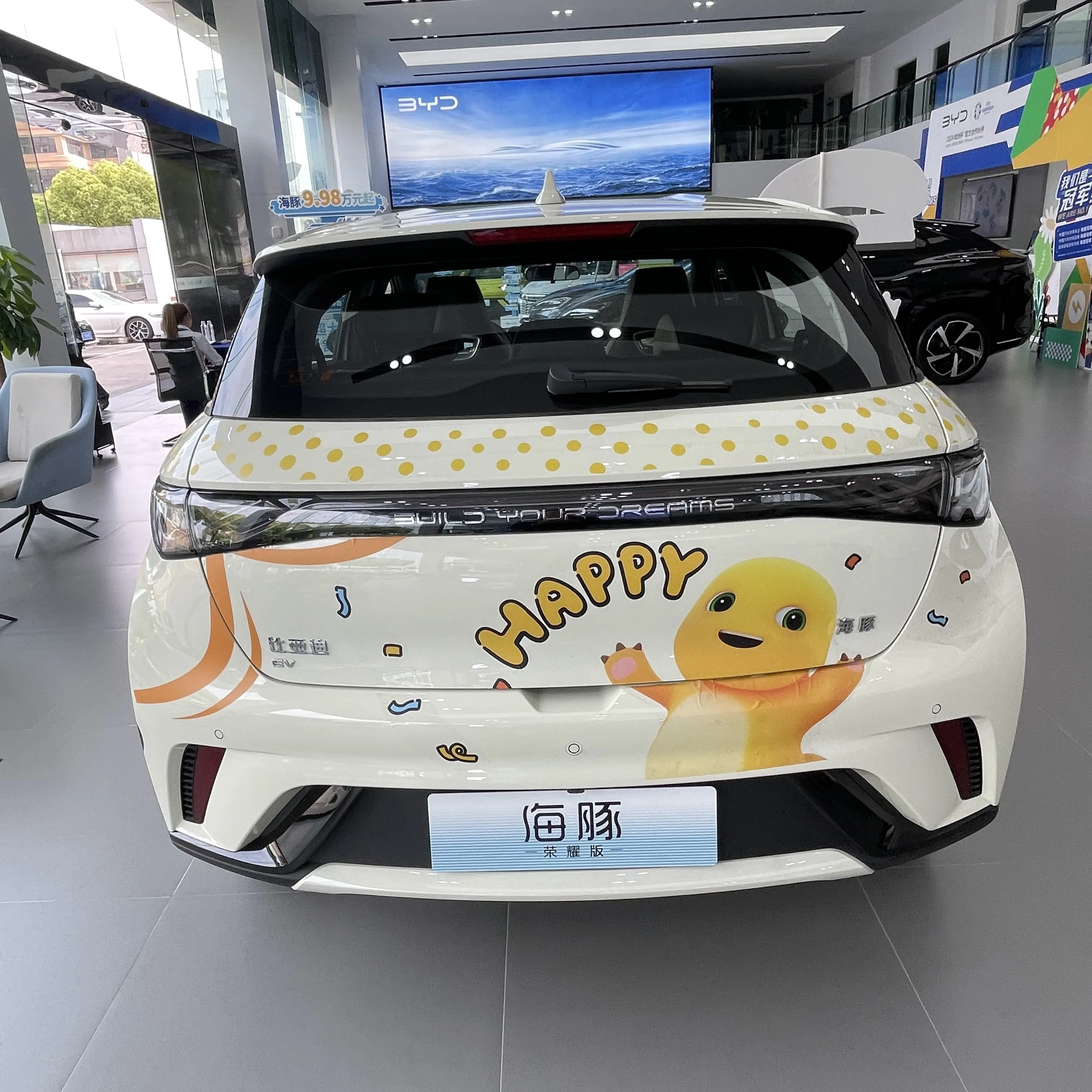 BYD 2024 yunus şövalye baskı çin yapılan yüksek kaliteli saf elektrikli küçük araç yeni araba 0KM kullanılmış araba