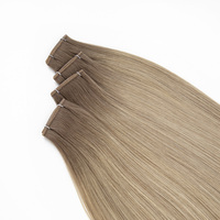Nouvelle Tendance : Extensions de Cheveux Humains Invisibles 100% Naturels, Pointes Épaisses, Nouvelle Trame Genius Nouée à la Main
