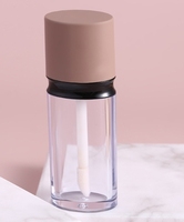 Tube de brillant à lèvres 7 ml à paroi épaisse en ABS avec bouchon à vis, emballage cosmétique vide pour rouge à lèvres liquide DIY, vente en gros de flacons de brillant à lèvres