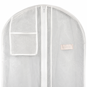 Housse de costume longue pliable et recyclable en organza personnalisée avec logo, idéale pour robe de mariée et tenue de cérémonie – Grande Vente, Haute Qualité - Product Image 5