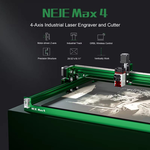 Machine de gravure et de découpe laser multifonctionnelle <span class=keywords><strong>NEJE</strong></span> <span class=keywords><strong>Max</strong></span> 4 V2 E80 24W à puissance optique, état neuf, CNC, bois, acrylique, plastique, contreplaqué - Product Image 2