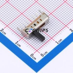 SS-14D01-G060 Slide Switch Through hole-8P,14.7x4.4mm Switch Single Pole Four Throw Rectangle Pin Header PC Pin 14.7mm - Product Image 1