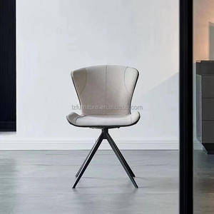 Sillas de Comedor Giratorias Modernas y Ergonómicas de Lujo, Muebles de Restaurante de Cuero Sintético Duradero de Alto Rendimiento - Product Image 4