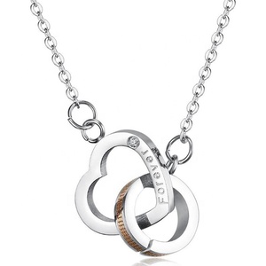 Artículos en Oferta, Collar con Colgante de Anillo de Pareja Te Amo - Product Image 3