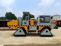 Machine à bordures en béton à chenilles robuste et à haut rendement pour les travaux routiers de grande envergure