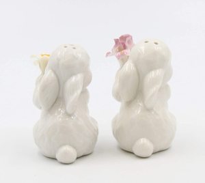 Mini secoueur de sel et de poivre en céramique, peinte à la main - Product Image 2