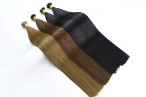 Extensions de cheveux 100% naturels vierges avec nano-billes, anneaux nano européens, pointes nano pré-collées - Product Image 3