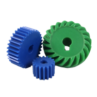 Pembuat Spiral Spiral Mini Hypoid plastik nilon pom miniatur lurus diferensial mesin Spur Bevel Gear harga