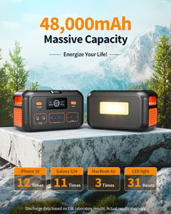 Ebl New Top 48000mAh Mini Lifepo4 150w เครื่องกำเนิดไฟฟ้าพกพาแบบชาร์จซ้ำได้  สถานีพลังงานแสงอาทิตย์สำหรับแล็ปท็อป - Product Image 3