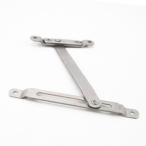 Limitador de ventana de acero inoxidable <span class=keywords><strong>Brazo</strong></span> de restricción de <span class=keywords><strong>bisagra</strong></span> de 2 barras <span class=keywords><strong>con</strong></span> bloqueo - Product Image 2