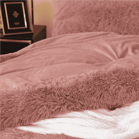 Ensemble de couette en peluche de luxe en vente directe des fabricants Ensemble de literie moelleux et doux