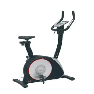 Entrenador de Fitness de ciclo estacionario de alta calidad, volante de inercia exterior programable, bicicleta vertical magnética Premium, 9KG