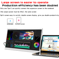 Écran LCD portable 18 pouces 2560*1600P ordinateur portable Affichage étendu Console de jeu Écran mince 240Hz 1200nits