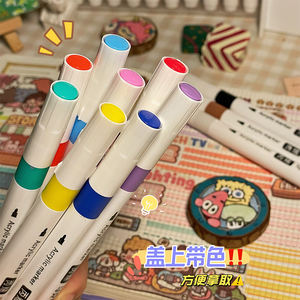 Kit de fournitures d'art <span class=keywords><strong>Les</strong></span> Fournitures Scolaires En Gros Marqueur Acrylique Ensemble de 48 pièces Non Toxique Imperméable à l'eau 80 couleurs Fibre Tip Set - Product Image 6