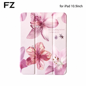 Funda para Tablet con Estampado Rosa para Niñas, Funda Protectora con Diseño Floral y Cristales Brillantes para iPad de 10.ª Generación, para Niñas - Product Image 2