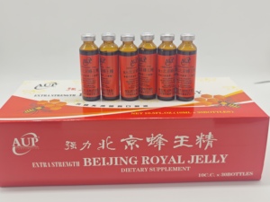 Compléments alimentaires de qualité alimentaire ANYUAN, 100% naturels, <span class=keywords><strong>gelée</strong></span> <span class=keywords><strong>royale</strong></span> fraîche et <span class=keywords><strong>ginseng</strong></span>, emballage en bouteille, 10*10ml/boîte - Product Image 6