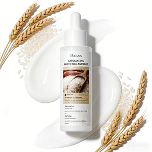 Ampoule exfoliante au riz blanc 60 ml en gros pour le contrôle du sébum et l'éclaircissement avec sérum visage au niacinamide et ferment <span class=keywords><strong>de</strong></span> riz - Product Image 1