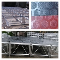 Structure de scène et plateforme de scène professionnelles en aluminium, scènes personnalisées pour mariages et événements