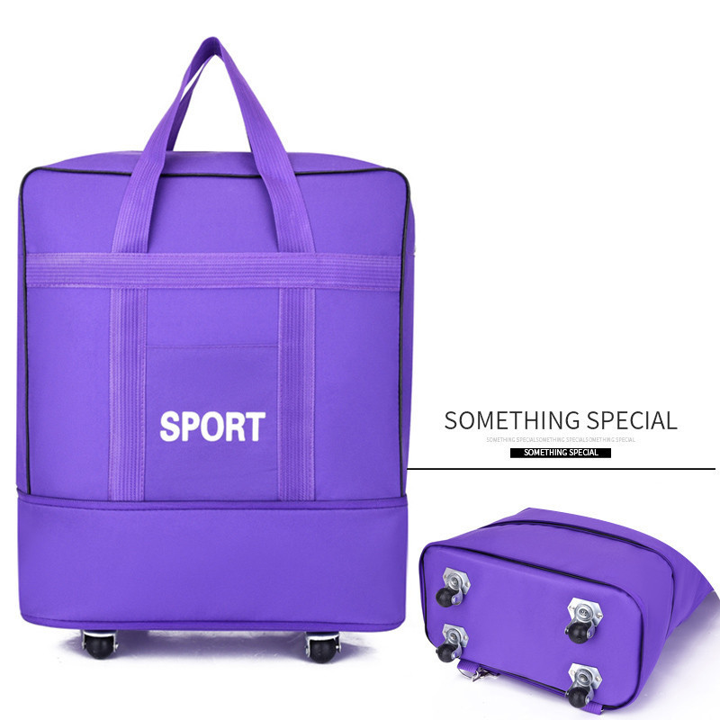 22 pouces violet-504020 cm-omnidirectionnel avec 4 roues